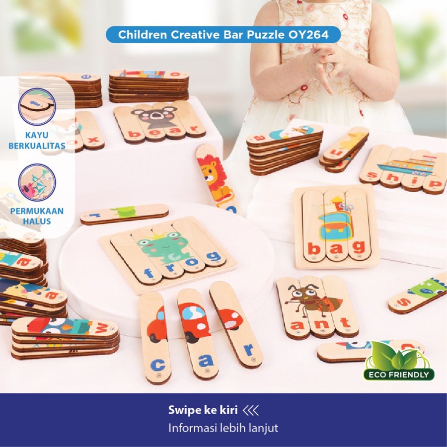 Beringin Toys Mainan Edukasi - Puzzle / Puzzle Kayu / Mainan Puzzle