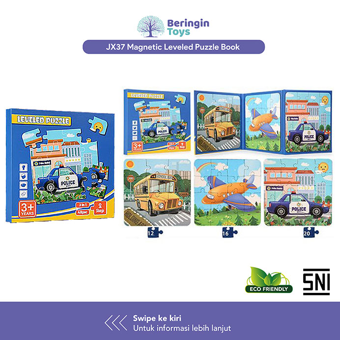Beringin Toys Magnetic Leveled Puzzle Book / Puzzle Anak